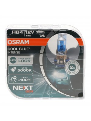 Osram Glühlampe HB4 12V 51W P22d Cool Blue INTENSE NextGen. 5000K +100% Duo 2St.